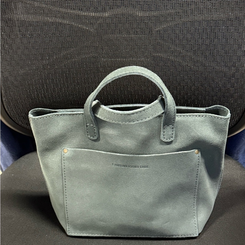 Portland Leather Goods Peppercorn (?) Mini Zip Crossbody Tote